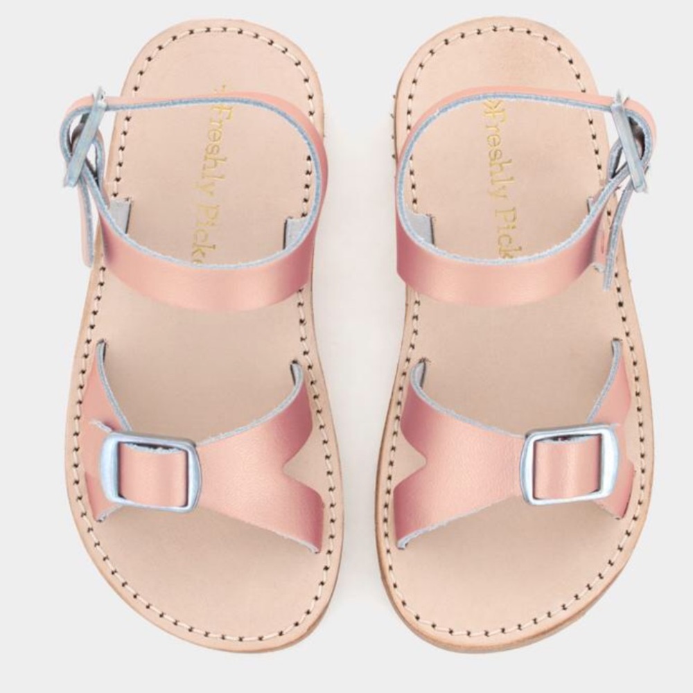 NIB Freshly Picked Rose Gold Carmel Sandal